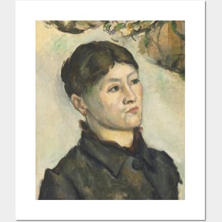 Portrait of Madame Cezanne by Paul Cezanne Posters and Art